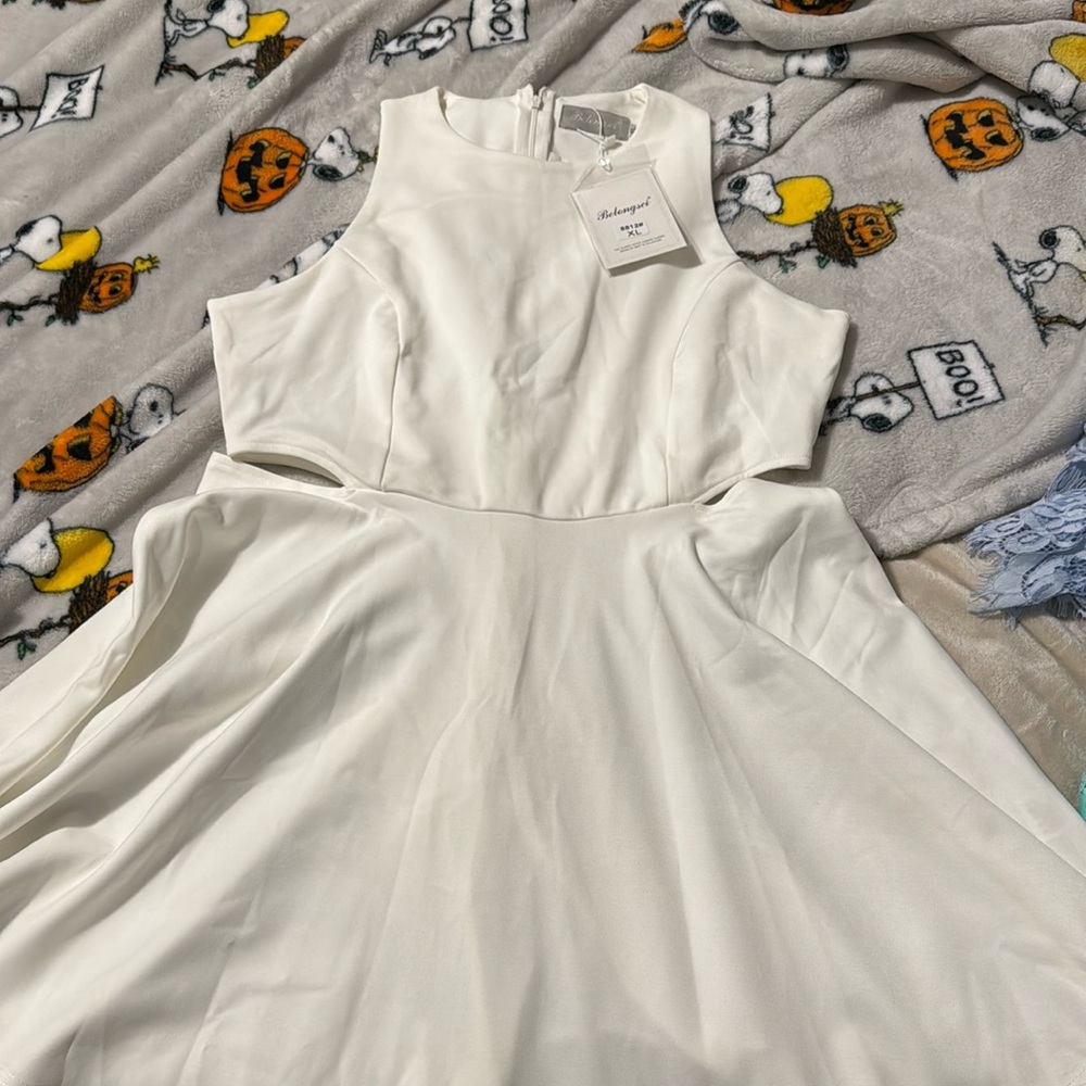 White dress